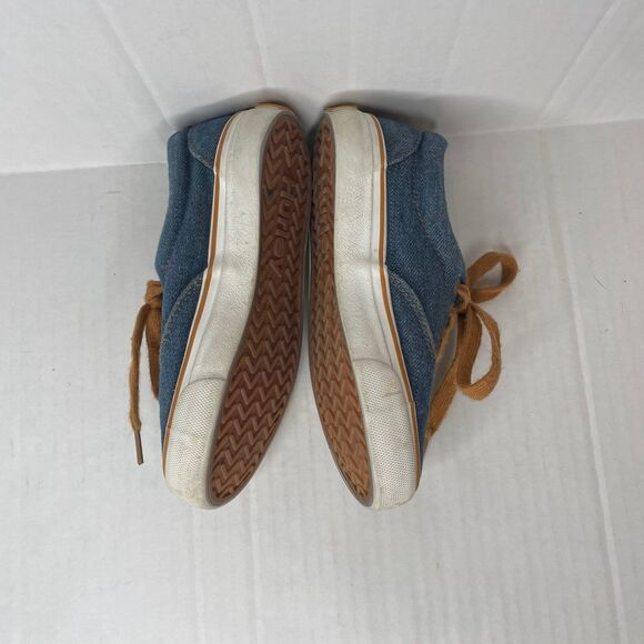 Hurley Little Kids Blue Denim Jean Lace Up Shoes Size 12 - Picture 6 of 9
